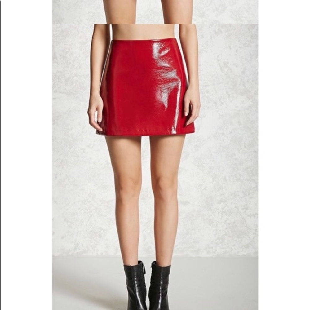 Forever 21 Red Skirt